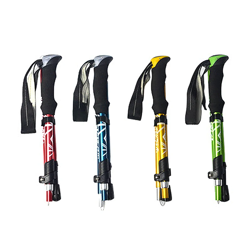 Trekking Pole Carbon - 5 Bagian Tongkat Trekking Lipat Luar