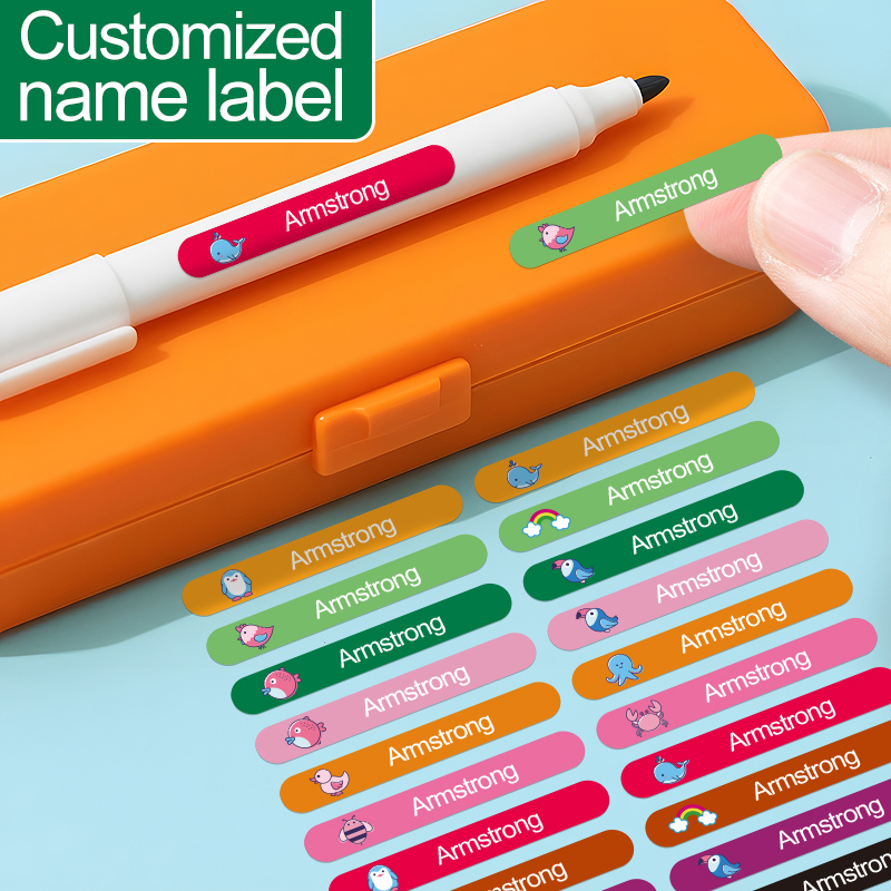 Blister Plaster Sport - Stiker Nama Kustom Kreatif dengan Pola