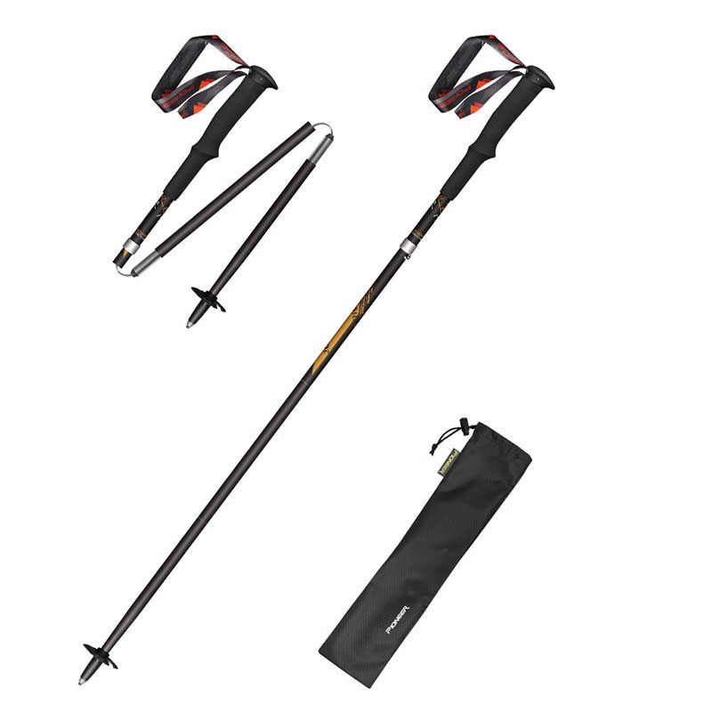 Trekking Pole Carbon - Tongkat Lipat Serat Karbon 99% Ultralight