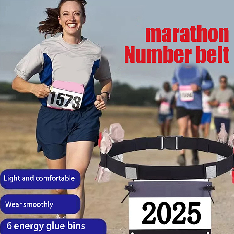 Running Belt Waist - Tempat Bib Paket Pinggang Sabuk Nomor