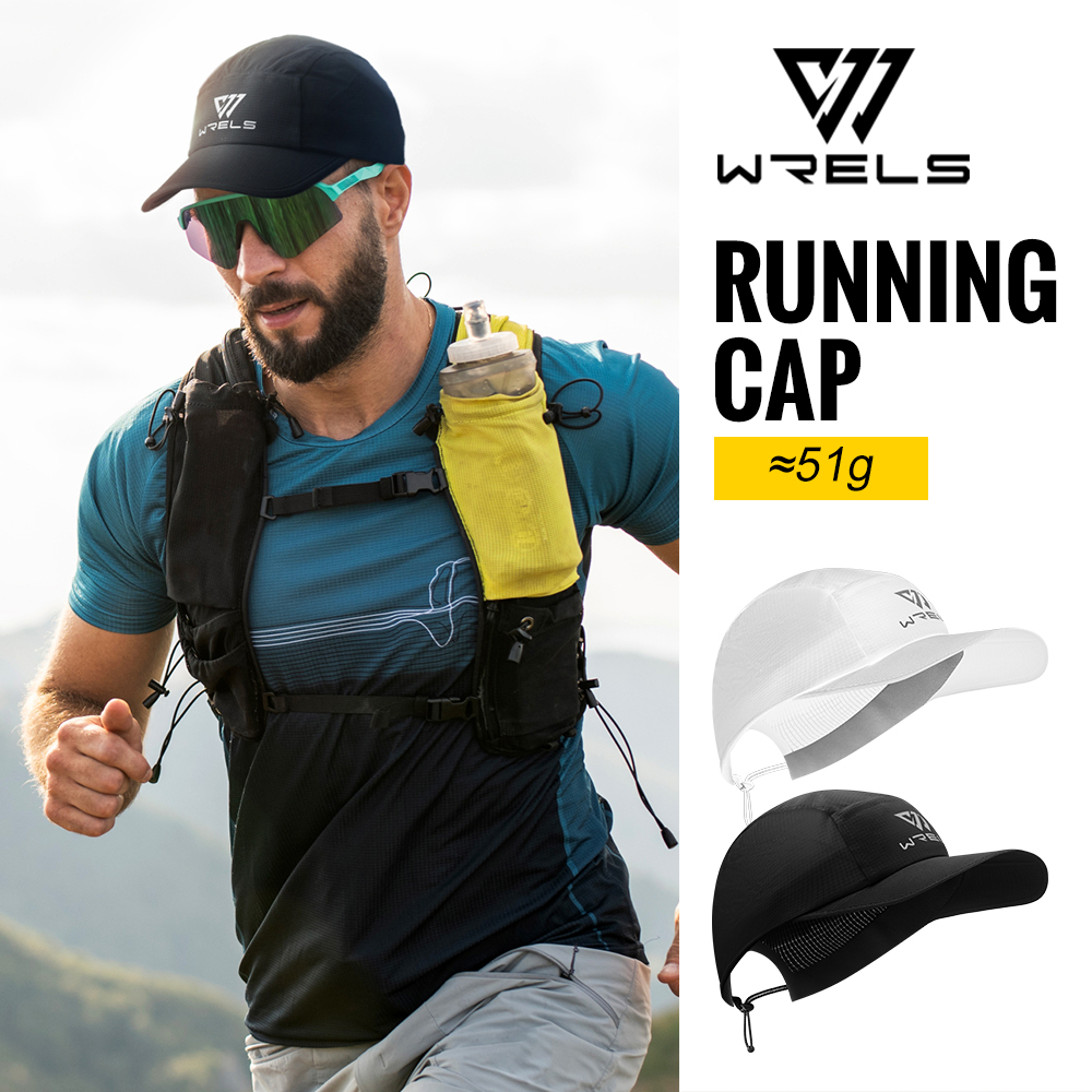 Running Cap Mesh - WRELS Topi Lari Topi Tenis Pinggiran