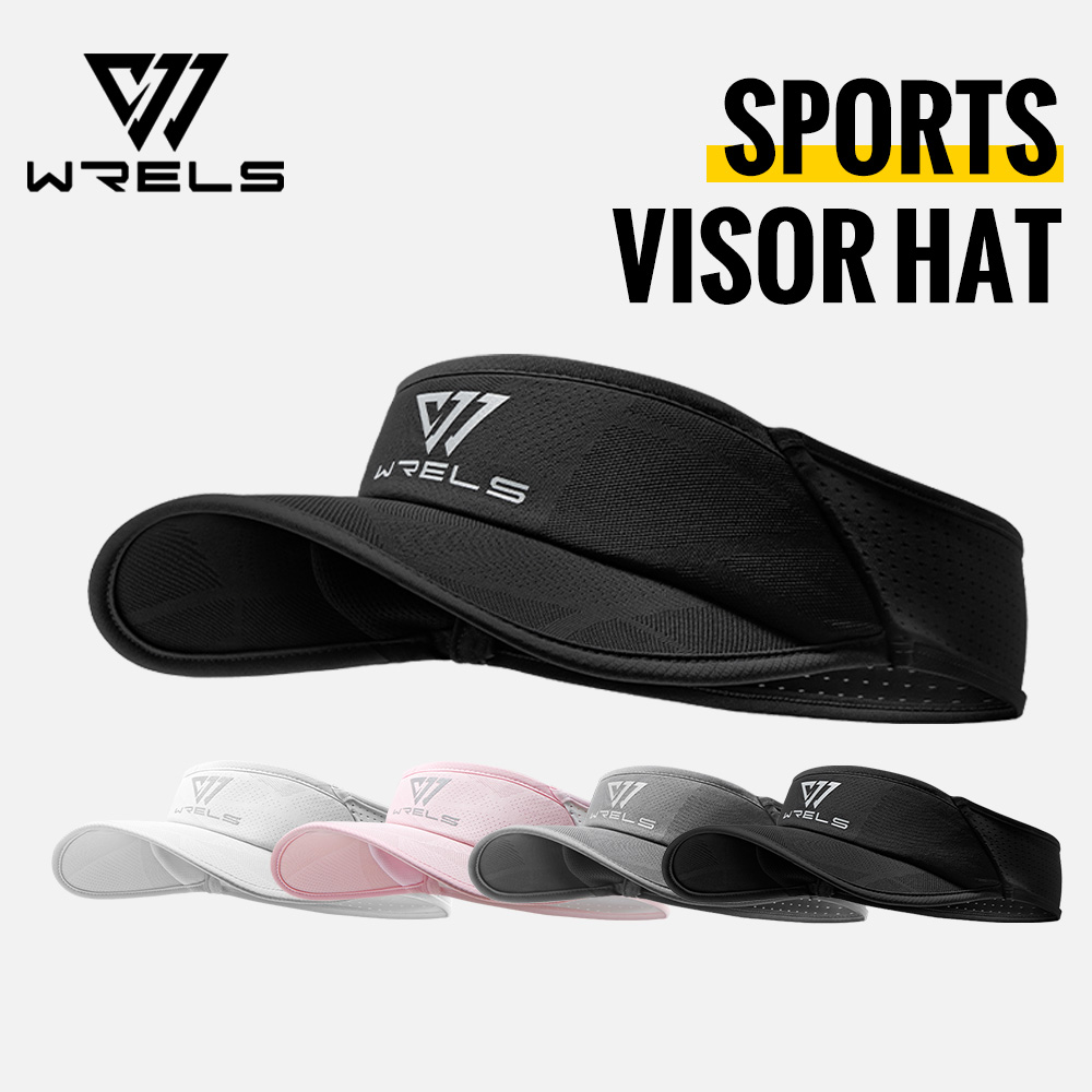 Running Cap Mesh - Topi Musim Panas WRELS Tanpa Puncak,