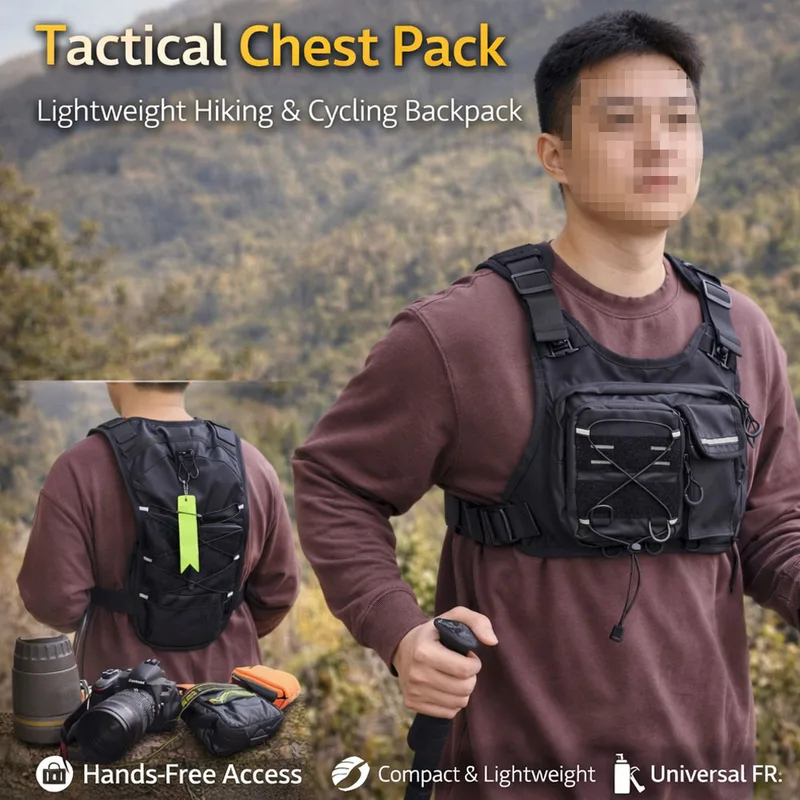 Running Gear Bag For Men - Tas Dada Taktis Baru 2026 dengan