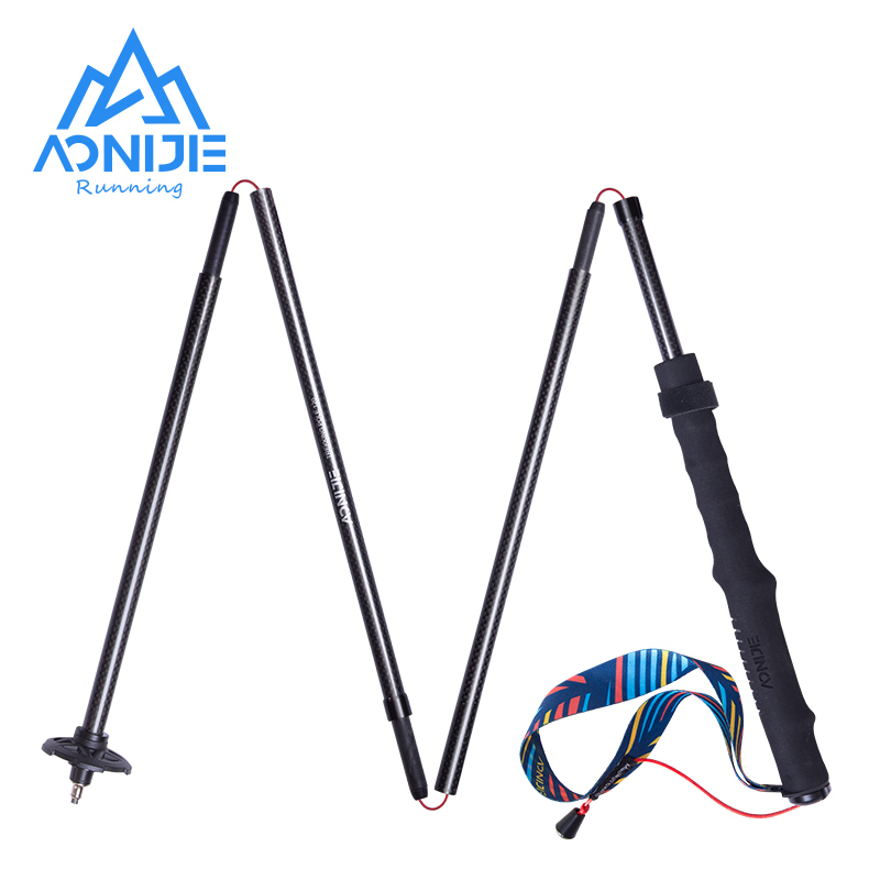 Trekking Pole Carbon - AONIJIE E4204 tongkat Trekking lipat, tongkat