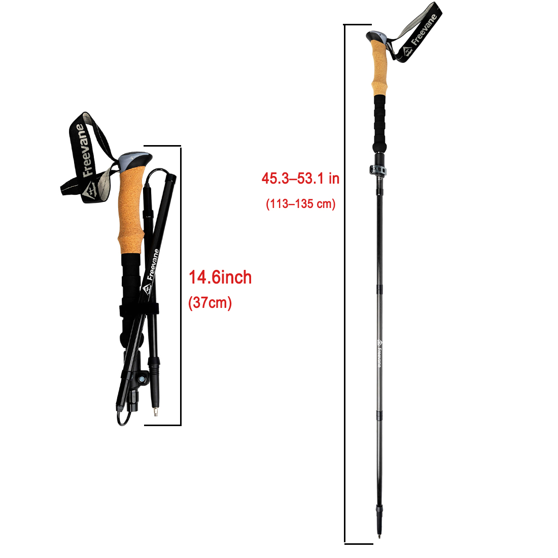 Tongkat Trekking Karbon Ultral - Trekking Pole Carbon ulasan dan harga