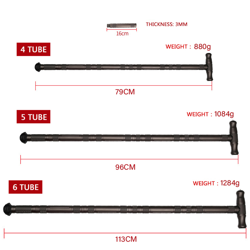 Tiang Trekking Lipat Luar Ruan - Trekking Pole Carbon ulasan dan harga