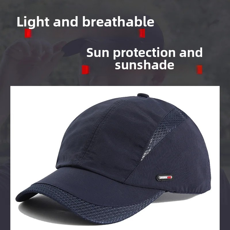 1 Buah Topi Pelindung Matahari - Running Cap Mesh ulasan dan harga