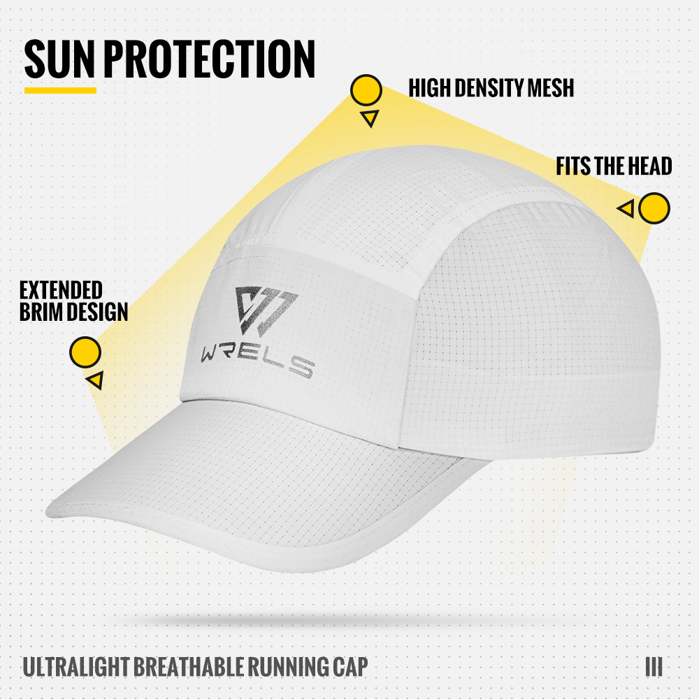 WRELS Topi Lari Topi Tenis Pin - Running Cap Mesh ulasan dan harga