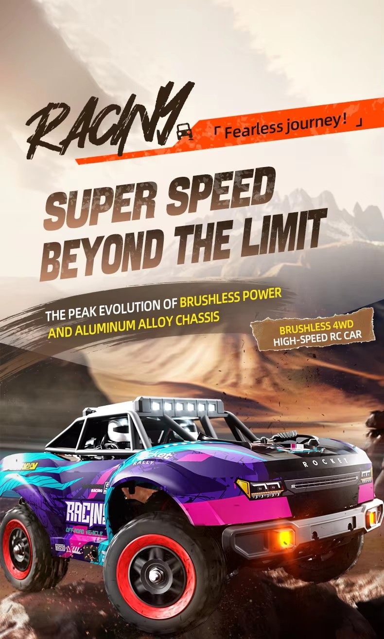 Mobil Balap RC Brushless 80KM/ - Running Gear Truck ulasan dan harga