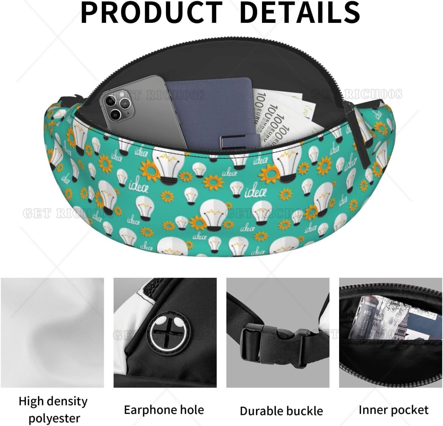 Selempang tas pinggang untuk p - Running Gear Bag For Men ulasan dan harga