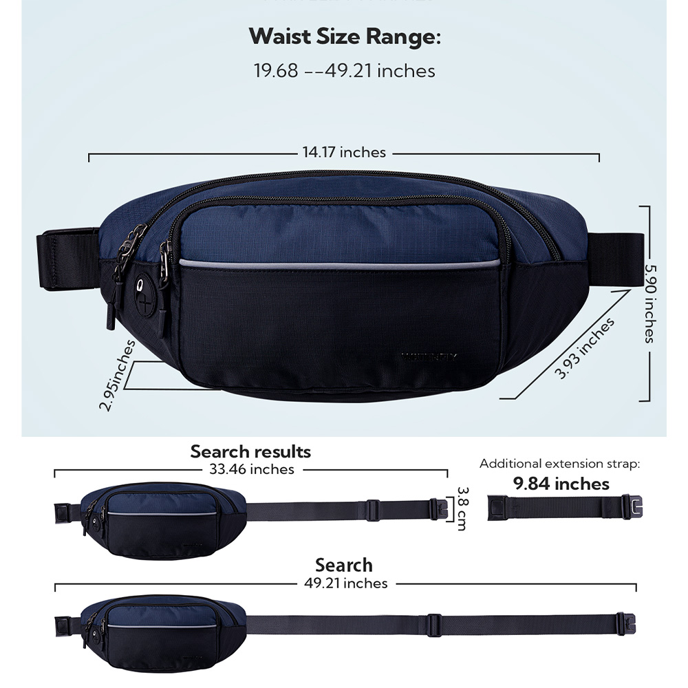 WATERFLY tas pinggang pria dan - Running Belt Waist ulasan dan harga