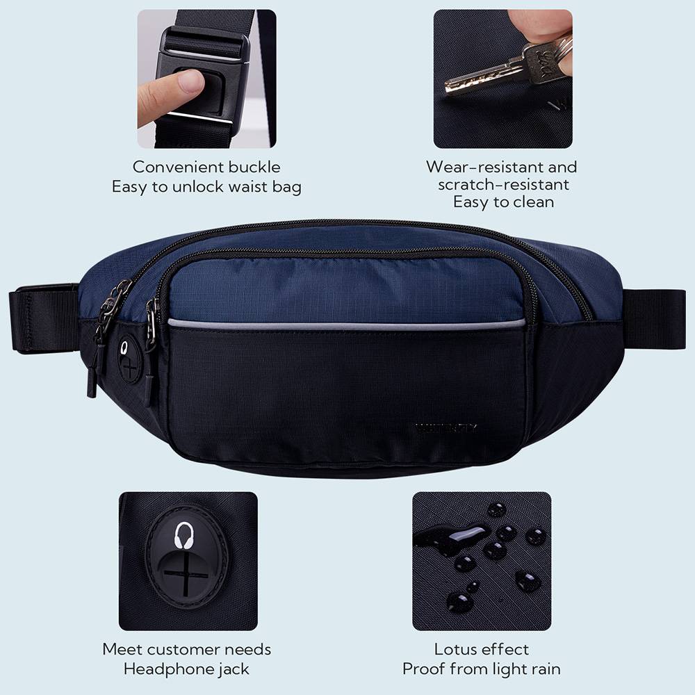WATERFLY tas pinggang pria dan - Running Belt Waist ulasan dan harga