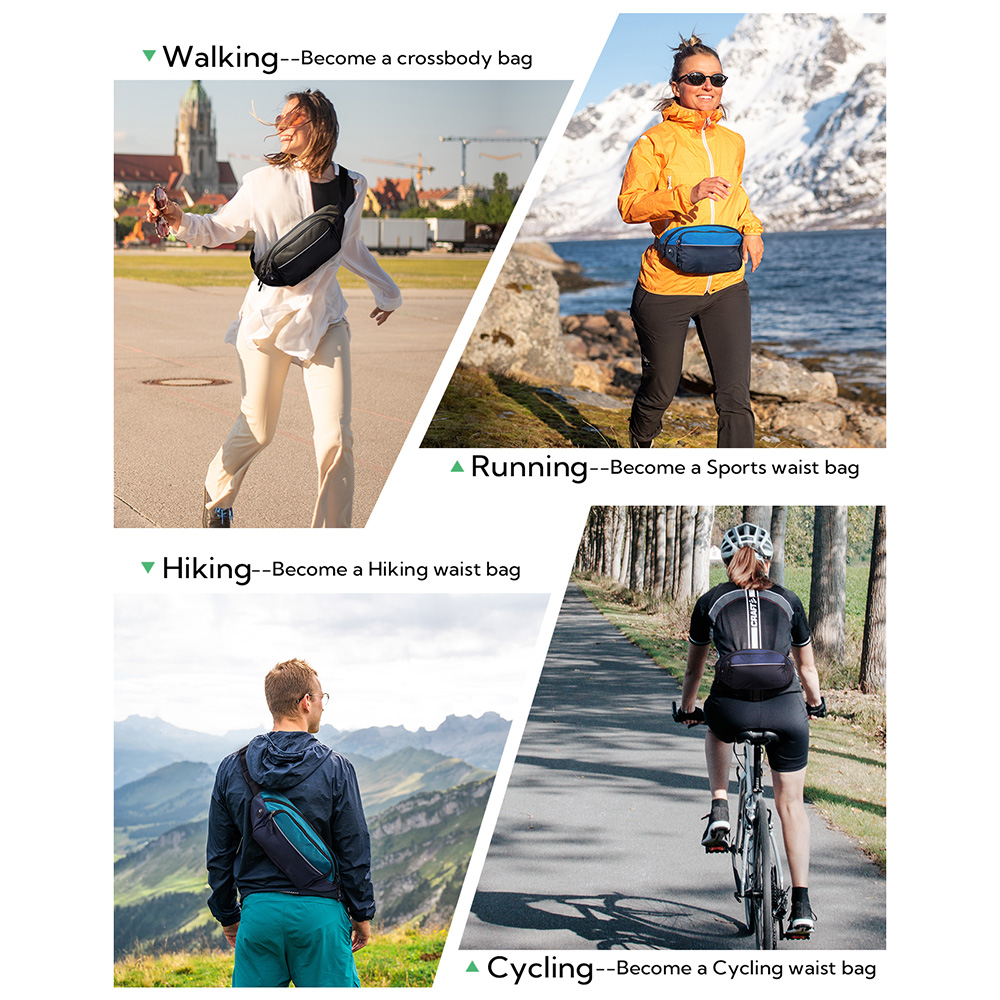 WATERFLY tas pinggang pria dan - Running Belt Waist ulasan dan harga