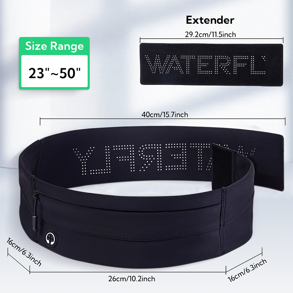 WATERFLY tas pinggang olahraga - Running Belt Waist ulasan dan harga