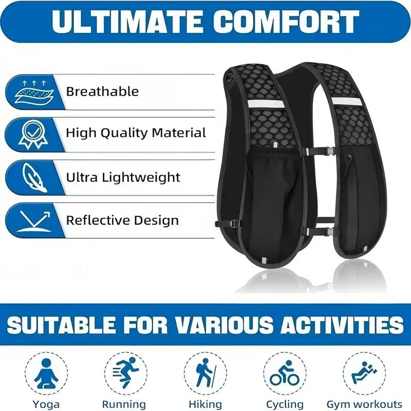 Rompi Ransel Hidrasi untuk Lar - Running Gear Bag For Men ulasan dan harga