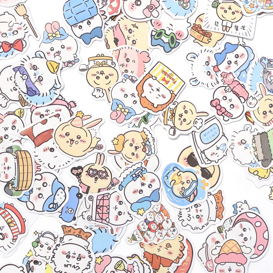 100Pcs Stiker Kartun Chiikawa  - Blister Plaster Sport ulasan dan harga